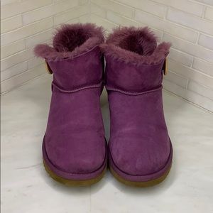 UGG Mini Bailey purple short boots